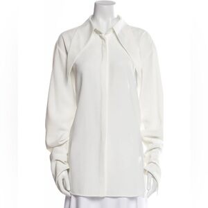 KIMHĒKIM Long Sleeve Button-Up Top